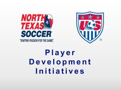 Player Development Initiatives