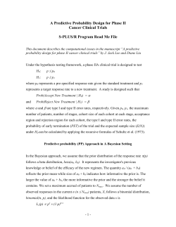Bayesian Predictive Probability Design for Phase II Cancer Clinical