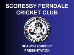 scoresby ferndale cc - Scoresby Cricket Club