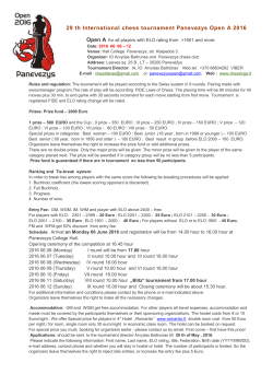 Blankui - Chess tournaments
