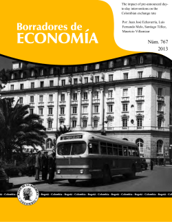 N&uacute;m. 767 2013 - Banco de la Rep&uacute;blica