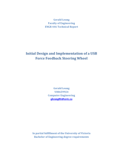 Force Feedback Steering Wheel