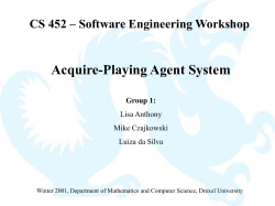CS 452 &ndash; Software Engineering Workshop
