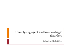 Hemolysing agent and