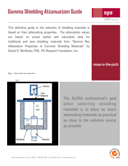 The ALARA professional`s goal when selecting shielding materials