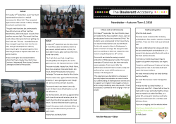1st Autumn Term Newsletter
