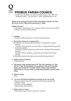 PROBUS PARISH COUNCIL