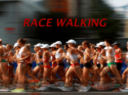 Race walking