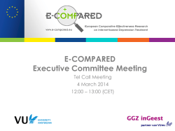 Executive Committee meeting 2 (4-3-2014) &ndash; Agenda - E