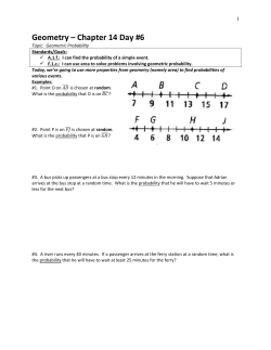 Geometry &ndash; Chapter 14 Day #6