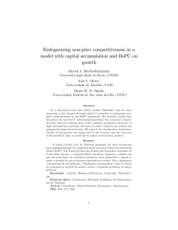 Endogenizing non$price competitiveness in a model with