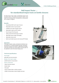 Ball Impact Tester &hellip; for standardised impact tests on