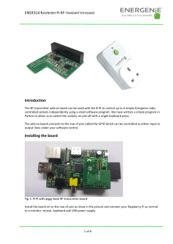 Introduction Installing the board