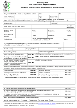 Jonathan Page Play Centre &ndash; Play Scheme