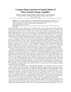 Compact Representation of Spatial Modes of Phase