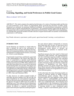 Learning, Signaling, and Social Preferences in Public