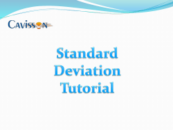 Standard Deviation