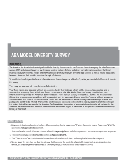 Model Diversity Survey Here