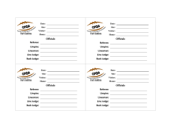 Game Cards - Northern Colorado Sports Officials