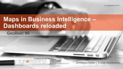 Maps in Business Intelligence