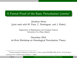 A Formal Proof of the Basic Perturbation Lemma=1Partially