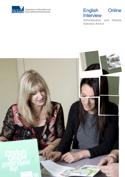 EOI Scale Score - Department of Education