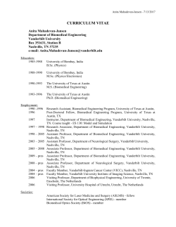 curriculum vitae - Research