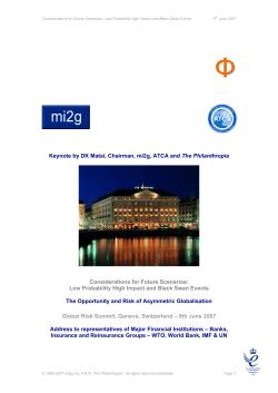 Low Probability High Impact and Black Swan Events