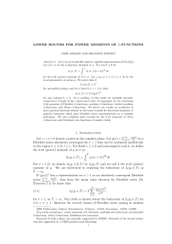 Lower bounds for power moments of L-functions