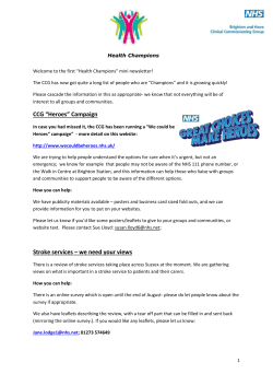 CCG “Heroes” Campaign