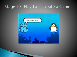 Stage 17: Play Lab: Create a Game - Mrs-oc