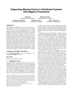 Diagnosing Missing Events in Distributed Systems