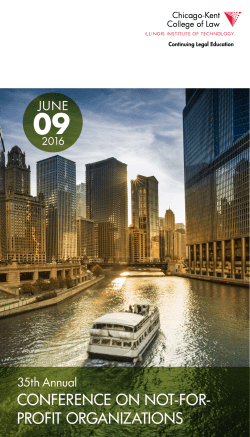 35th Annual Conference on Not-For-Profit Organizations