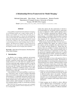 A Relationship-Driven Framework for Model Merging