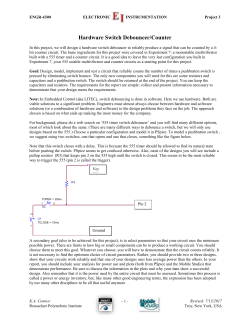 Experiment 1 - RPI ECSE - Rensselaer Polytechnic Institute