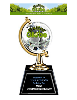 better globe 2012 global excellence award