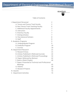 2014 annual report - Computer Science Penn State
