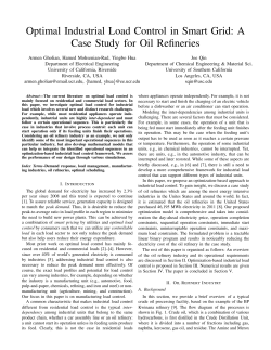 Optimal Industrial Load Control in Smart Grid: A Case Study for Oil