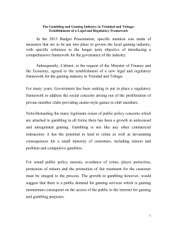 Previous item The Establishment of a Legal and Regulatory