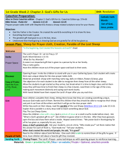 Prayer Option 2 - St. Ann Catholic Parish