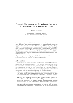 Dynamic Mereotopology II: Axiomatizing some Whiteheadean Type