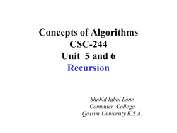 Algorithm Analysis