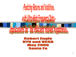 Predicting Returns and Volatilities with Ultra