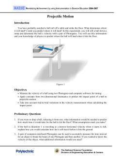 Projectile Motion