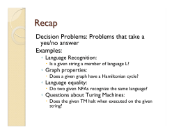 Decision Problems - Network Protocols Lab