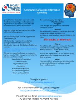Sports Medicine Australia Safer Sport Program