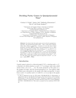 Deciding Parity Games in Quasipolynomial Time