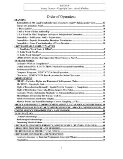 Threshold question is whether &Pi; has ownership in an original work