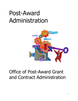 Post-Award - Utah Valley University