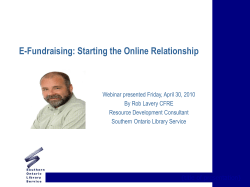 Assumptions &ndash; The Foundation of the Revenue Enhancement Strategy